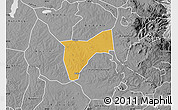 Physical Map of Bunyole, desaturated