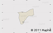 Shaded Relief Map of Bunyole, cropped outside