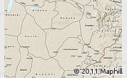 Shaded Relief Map of Bunyole