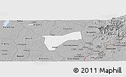 Gray Panoramic Map of Bunyole