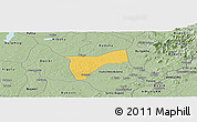 Savanna Style Panoramic Map of Bunyole