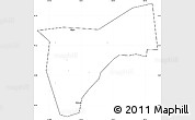 Blank Simple Map of Bunyole, cropped outside
