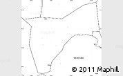 Blank Simple Map of Bunyole