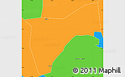 Political Simple Map of Bunyole