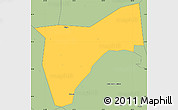 Savanna Style Simple Map of Bunyole