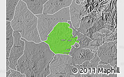 Political Map of Kisoko (West Budama), desaturated