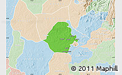 Political Map of Kisoko (West Budama), lighten