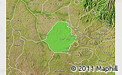 Political Map of Kisoko (West Budama), satellite outside