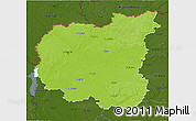 Physical 3D Map of Chernihivs'ka, darken