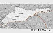 Gray 3D Map of Chernivets'ka