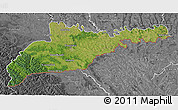 Satellite 3D Map of Chernivets'ka, desaturated