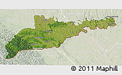 Satellite 3D Map of Chernivets'ka, lighten