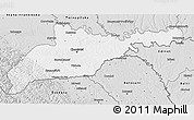 Silver Style 3D Map of Chernivets'ka