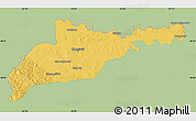 Savanna Style Map of Chernivets'ka, single color outside