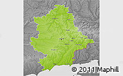 Physical 3D Map of Donets'ka, desaturated