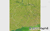 Satellite 3D Map of Donets'ka