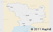 Classic Style 3D Map of Mykolayivs'ka, single color outside