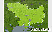 Physical 3D Map of Mykolayivs'ka, darken