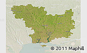 Satellite 3D Map of Mykolayivs'ka, lighten