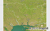 Satellite 3D Map of Mykolayivs'ka