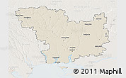 Shaded Relief 3D Map of Mykolayivs'ka, lighten