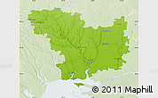 Physical Map of Mykolayivs'ka, lighten