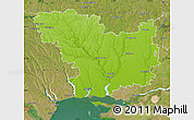 Physical Map of Mykolayivs'ka, satellite outside