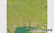 Satellite Map of Mykolayivs'ka