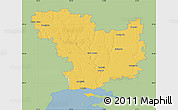 Savanna Style Map of Mykolayivs'ka, single color outside