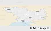 Classic Style Panoramic Map of Mykolayivs'ka, single color outside