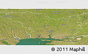 Satellite Panoramic Map of Mykolayivs'ka