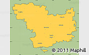 Savanna Style Simple Map of Mykolayivs'ka, cropped outside