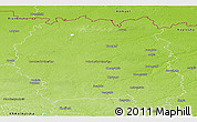 Physical Panoramic Map of Zhytomyrs'ka