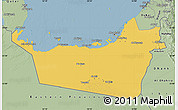 Savanna Style Map of Abu Dhabi