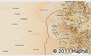 Satellite 3D Map of Neutral Zone