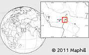 Blank Location Map of Neutral Zone