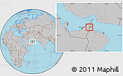 Gray Location Map of Neutral Zone