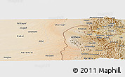 Satellite Panoramic Map of Neutral Zone