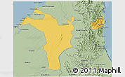Savanna Style 3D Map of Shariqah