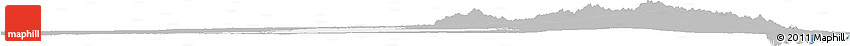Gray Horizon Map of Shariqah, single color outside