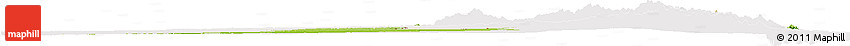 Physical Horizon Map of Shariqah, cropped outside