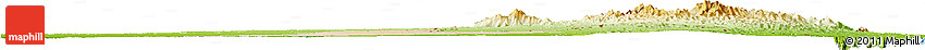 Satellite Horizon Map of Shariqah, physical outside