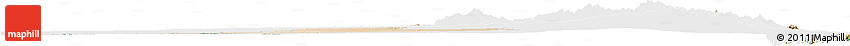 Satellite Horizon Map of Shariqah, single color outside