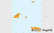 Political Simple Map of Channel Islands