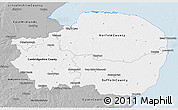 Gray 3D Map of East Anglia