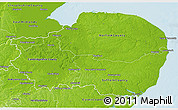 Physical 3D Map of East Anglia