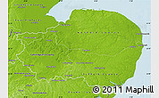 Physical Map of East Anglia