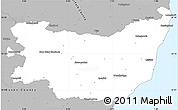 Gray Simple Map of Suffolk County