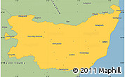 Savanna Style Simple Map of Suffolk County