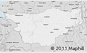 Silver Style Map of Cheshire County